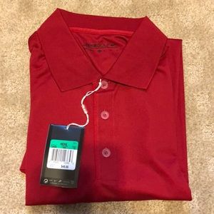 Brand new Nike golf dri-fit maroon golf polo shit